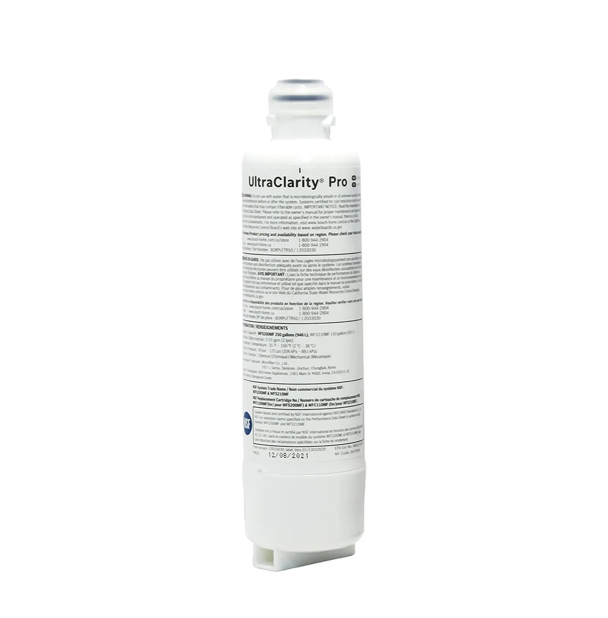 Bosch Ultra Clarity Pro Water Filter (BORPLFTR50)