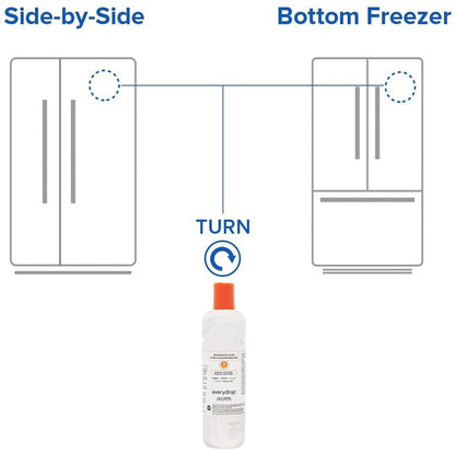 EDR2RXD1 water filter 2 - W10413645A refrigerator water filter 2