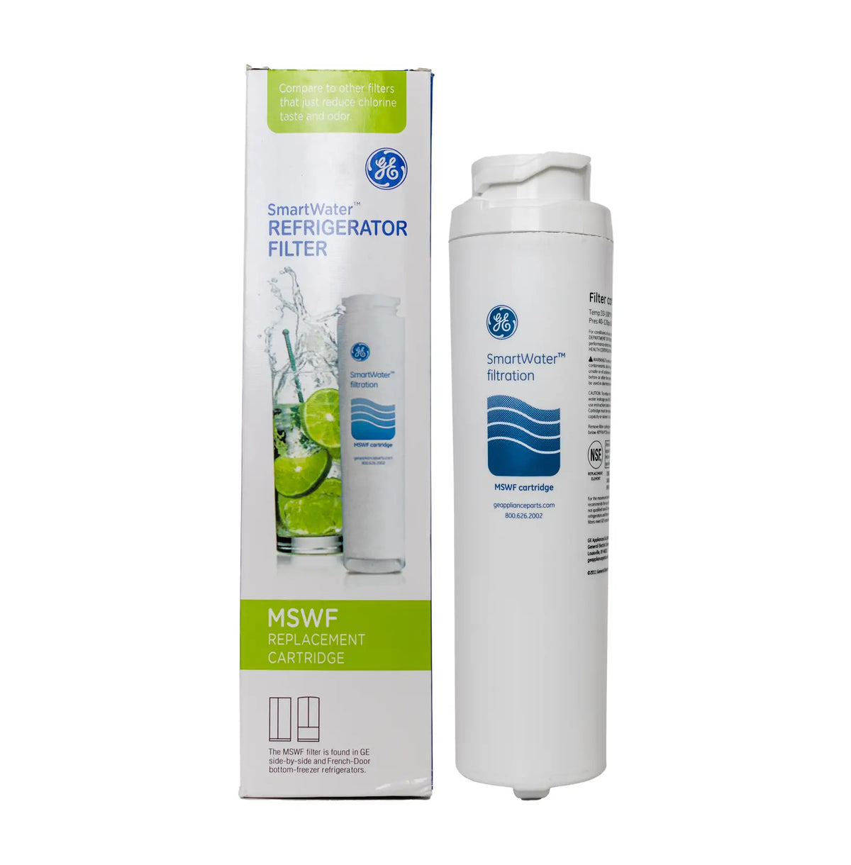 Replacement Refrigerator Water Filter for GE MSWF
