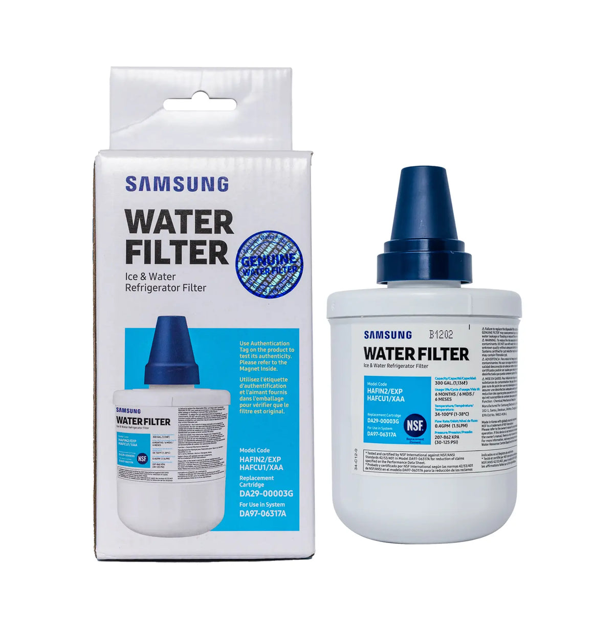 Replacement Refrigerator Water Filter for Samsung DA29-00003G (HAFCU1/XAA)