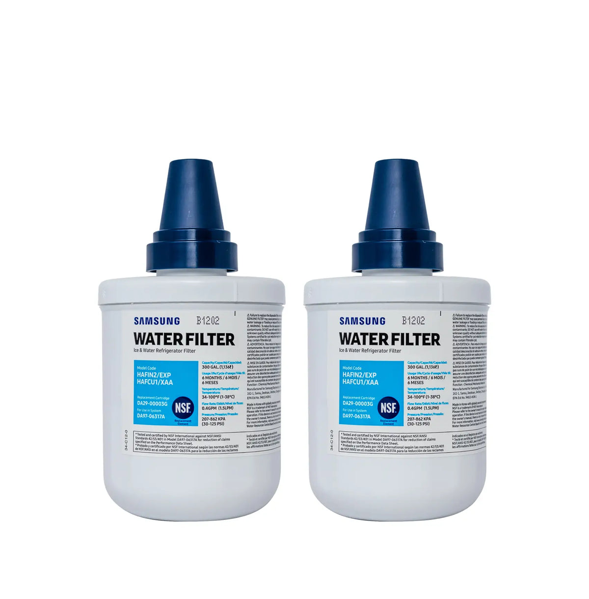 Replacement Refrigerator Water Filter for Samsung DA29-00003G (HAFCU1/XAA)
