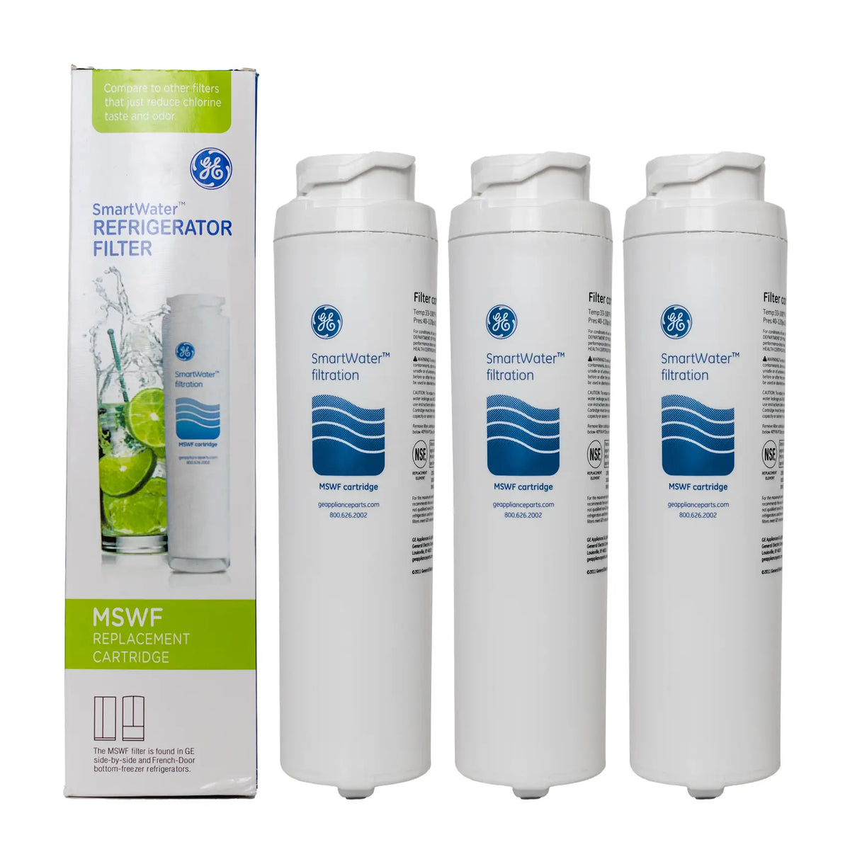 Replacement Refrigerator Water Filter for GE MSWF
