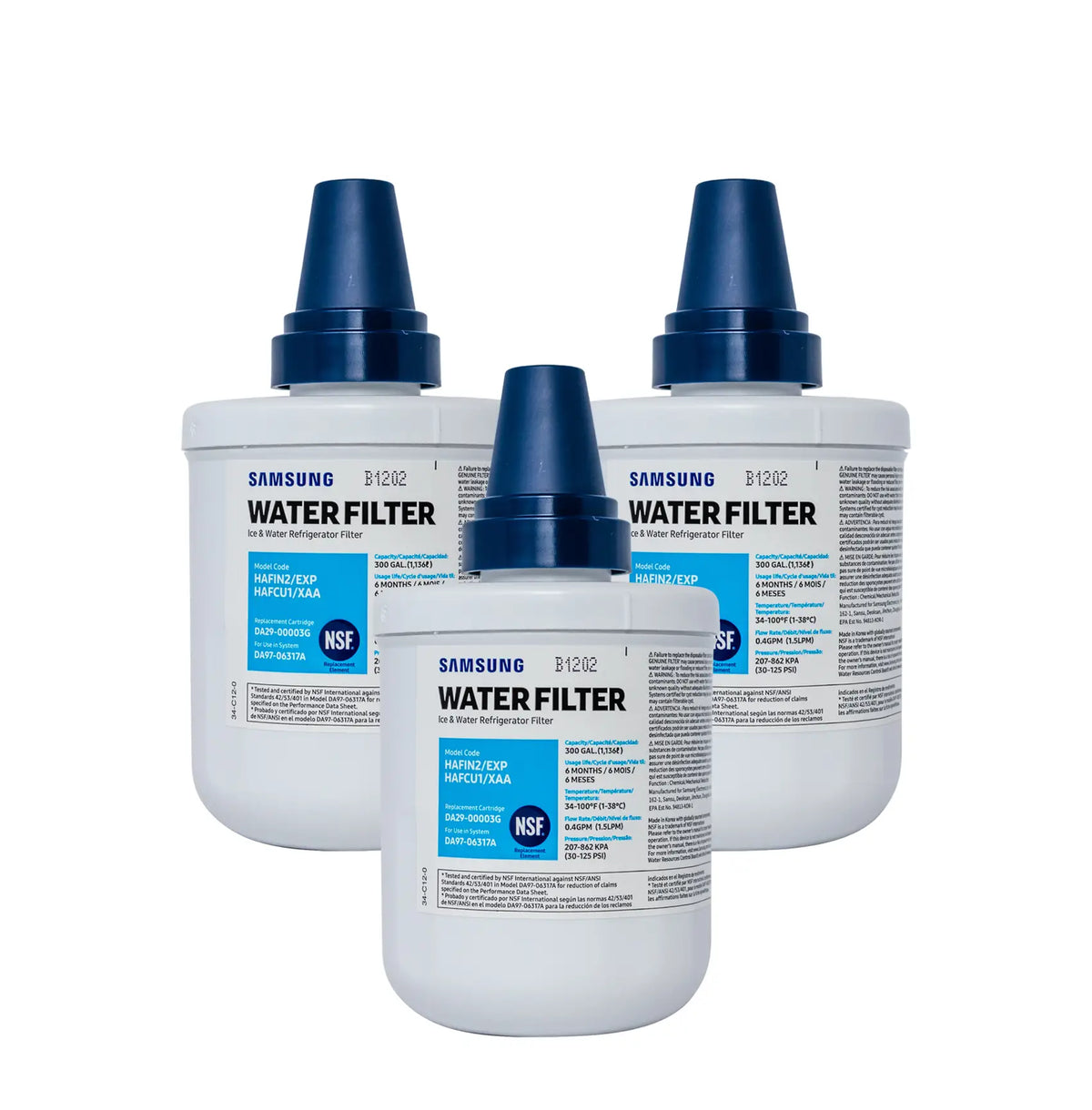 Replacement Refrigerator Water Filter for Samsung DA29-00003G (HAFCU1/XAA)