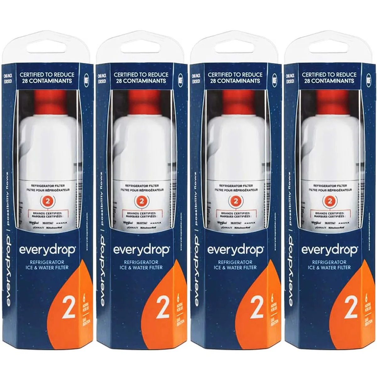EDR2RXD1 water filter 2 - W10413645A refrigerator water filter 2