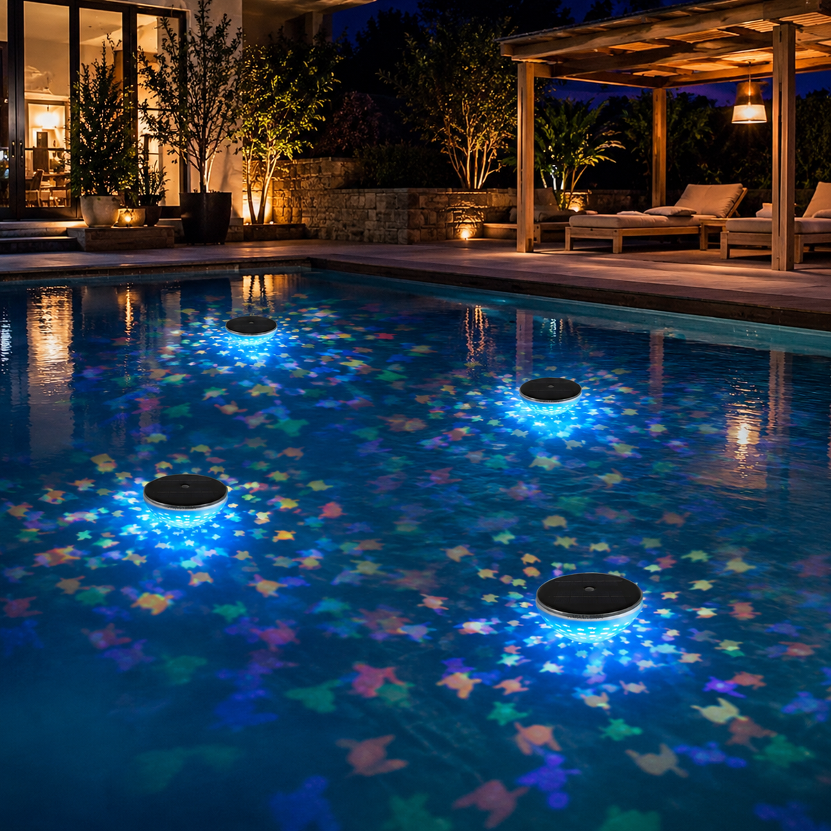 Solar Floating Pool and Pond Lights for Magical Backyard Water Reflection