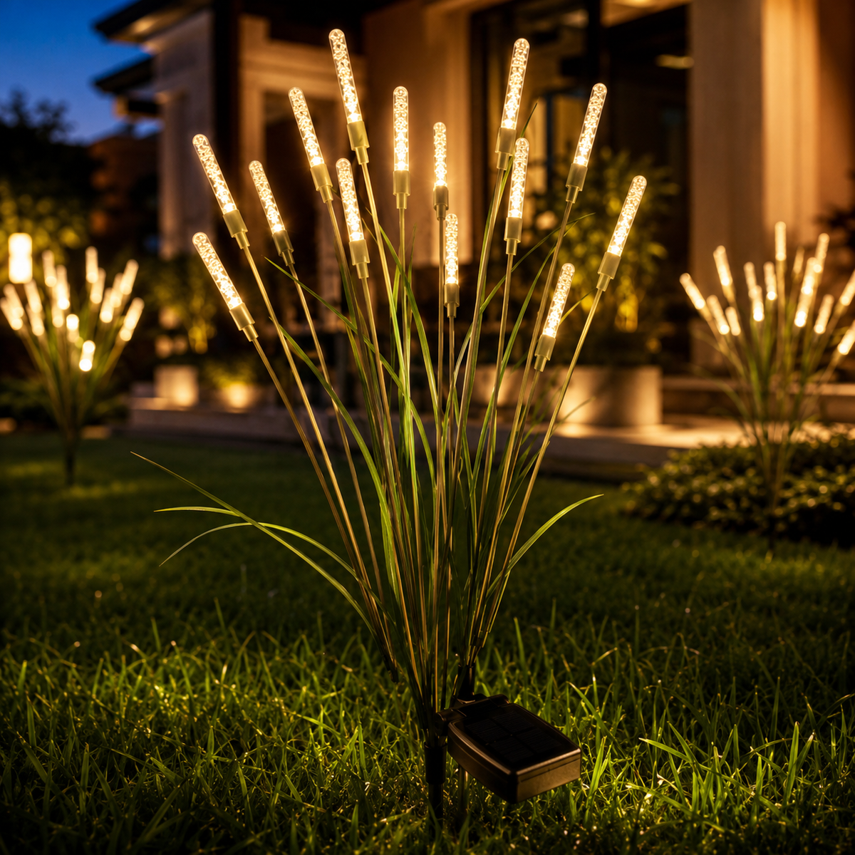 Solar Bubble Stick Garden Stake Lights for Pathways. Lawns. and Flower Beds