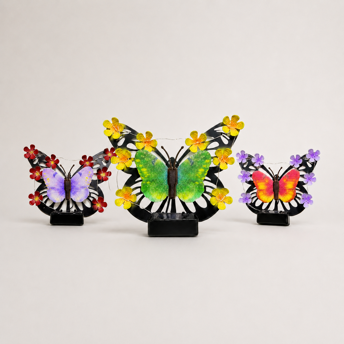 Solar Butterfly Wall Light for Garden Fence. Patio Wall. and Porch Decor