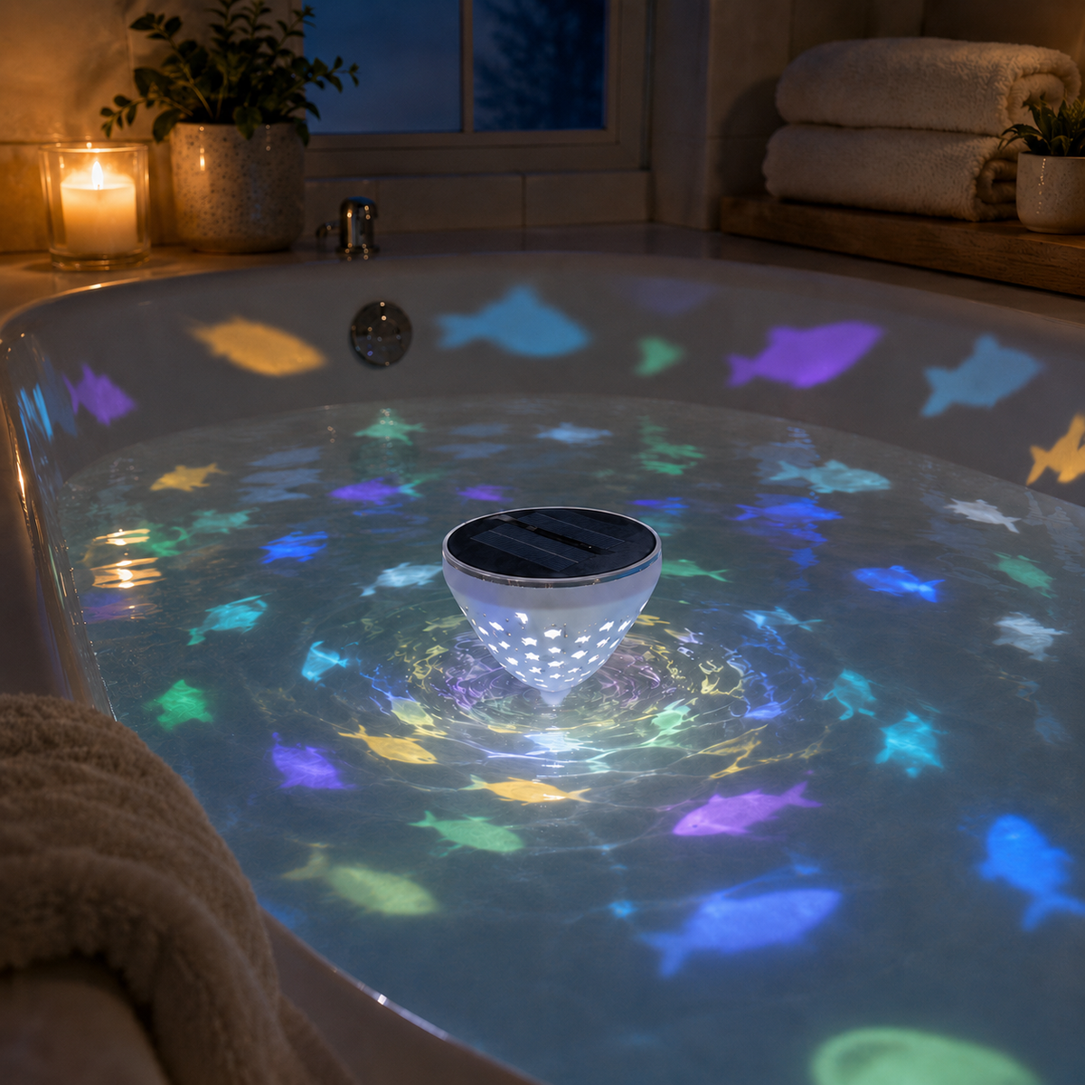 Solar Floating Pool and Pond Lights for Magical Backyard Water Reflection