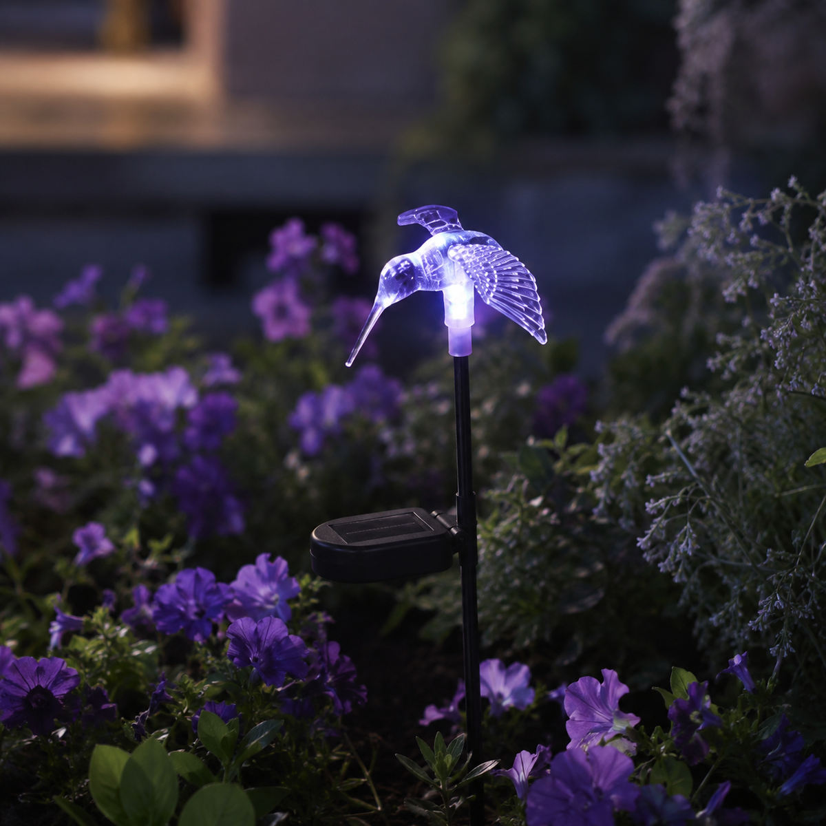 Solar Butterfly Dragonfly Bird Garden Stakes for Flower Beds and Patio Decor