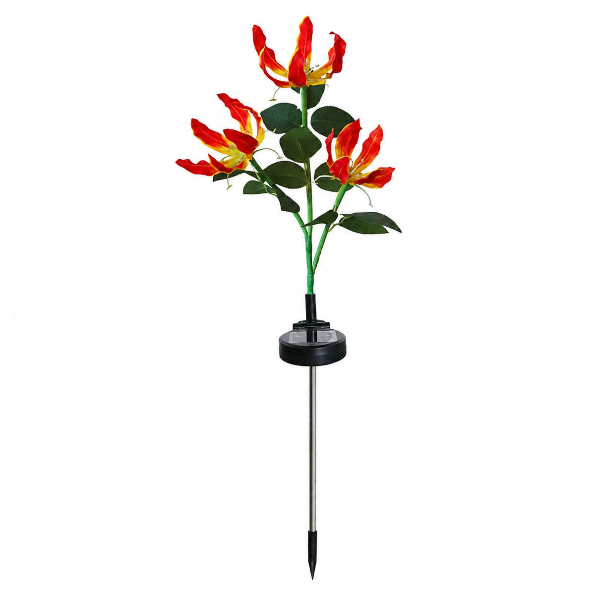 Solar Fire Lily Garden Lights